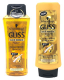 Gliss Hair Repair - Oil Nutritive For Hair Prone To Split Ends - Shampoo & Conditioner Set - Net Wt. 13.6 Fl Oz (400 Ml) Per Bottle - One Set