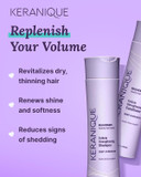 Keranique Hydrating Shampoo And Conditioner Set - Deep Hydration Hair Shampoo And Conditioner For Repairing Natural Moisture With Keratin - Sulfate-Free Intense Hydrator For Dry, Thin, Damaged Hair
