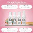 Rizos Curls 4-Step Travel Kit For Curly Hair: Curl Defining Cream, Shampoo, Conditioner, Refresh & Detangle (2 Fl Oz Each)