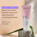 Acure Buildup Balancing Hemp & Apple Cider Vinegar Shampoo | 100% Vegan | Resets & Balances Hair For Styled, Swim & Harsh Conditions | Fragrance Free Formula | 8 Fl Oz