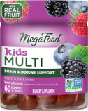 Megafood Kids Multivitamin Gummies - Kids Vitamins - Age 4+ With Vitamin C, Vitamin D, Zinc, Choline, And Real Fruit - Brain & Immune Support - Berrylicious Flavor - 60 Gummies (30 Servings)
