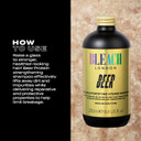 Bleach London Beer Shampoo - Follicle Fortifying Vitamins, Beer Yeast Proteins, Nutrient Rich, Vegan Cruelty Free, For Healthy Hair & Scalp, 8.4 Fl Oz