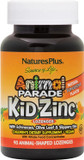 Naturesplus Animal Parade Kidzinc, Tangerine Flavor - 90 Animal-Shaped Lozenges - Organically Chelated Zinc - Vegan, Gluten Free - 90 Servings