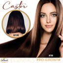 Difeel Essentials Pro-Growth Castor Shampoo 12 Oz. - Shampoo With Castor Oil For Hair Growth, Sulfate Free Shampoo Made With 100% Natural Essential Oil
