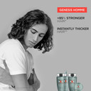 Kerastase Genesis Homme Bain De Masse Shampoo For Men | Thickening & Strengthening Shampoo | Cleanses Hair & Scalp | For Weakened Hair| 8.5 Fl Oz