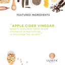 Luseta Hair Shampoo, Infused With Apple Cider Vinegar For Clarify & Stimulation, Natural Balance Sulfate & Pareteen Free, 16.9Oz