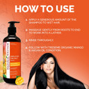 Natural Solution Organic Argan Oil Shampoo, Refreshing, Hydrating & Extra Nourishment, Daily Care For All Hair Types - 17 Oz