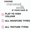 OGX Nourishing + Coconut Milk Moisturizing Conditioner for Strong & Healthy Hair, with Coconut Milk, Coconut Oil & Egg White Protein, Paraben-Free, Sulfate-Free Surfactants, 13 oz (Pack of 4)