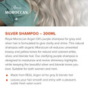 Royal Moroccan Best Silver Shampoo 300 Ml /10.05 Fl.Oz | Purple Shampoo For Blond Hair & Grey Hair|Lights Shampoo For Blond & Silver Hair |Anti-Yellow Shampoo | Paraben-Free Argan Oil Hair Products10.14 Fl Oz (Pack Of 1)