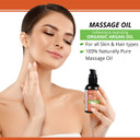 Natural Solution 100% Naturally Pure Massage Oil,For Aromatherapy Relaxing Massage,Organic Argan Oil,Jojoba Oil & Olive Oil,Hair & Skin Care Benefits,Softening & Hydrating - 3.4 Oz Oily 8606B