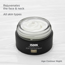 Isdin Age Contour Night Face And Neck Cream With Melatonin And Peptides, 1.8 Oz
