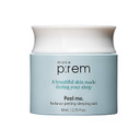 Make Prem Peel Me. Radiance Peel Sleeping Pack, Korean Radiance Boosting Overnight Facial Gel Sleeping Cream With Aqua Ceramide, Pha Gently Dissolves Dead Skin Cells And Antioxidant Skin, 80Ml, 2.70 Fl.Oz