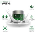 Verdermis Moisturizing Hemp Cream With Hemp Oil, Hyaluronic Acid, Collagen, Omega 3,6 Vitamins, And Peptides. For Optimal Hydration Day And Night 24/7