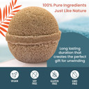 Saavy Naturals Bath Bombs, Relaxing Tahitian Vanillia Scent, Gentle Moisturizig Formula, Foaming Fizz Bubbles, Gift For Women And Kids, 6 Oz Each, 2 Pack