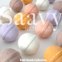 Saavy Naturals Bath Bombs, Soothing Lavender Chamomile Scent, Gentle Moisturizig Formula, Foaming Fizz Bubbles, Gift For Women And Kids, 6 Oz Each, 2 Pack