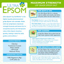 Saltworks Ultra Epsom Bath Salt, Coarse Grain, Unscented, 5 Pound Bag