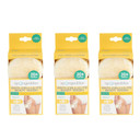 Spongeables Exfoliating Body Wash Sponge For Cellulite With Vitamin C, Citrus, 3 Count3 Count