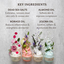 Sabon Large Body Scrub  Patchouli Lavender Vanilla | Exfoliating Dead Sea Salt Body Scrub | Patchouli, Lavender, Vanilla | For All Skin Types | 21.2 Oz