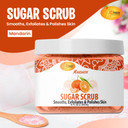 Spa Redi  Sugar Body Scrub, Mandarin, 16 Oz, Exfoliating, Moisturizing, Hydrating And Nourishing, Glow, Polish, Smooth And Fresh Skin - Body Exfoliator