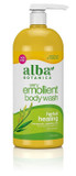 Alba Botanica Very Emollient Body Wash, Herbal Healing, 32 Oz