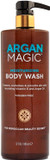 Argan Magic Cleansing Body Wash - Gently Cleanses, Revitalizes & Smooths Skin | Enriched With Argan Oil, Sweet Almond Oil & Vitamin E | Made In Usa | Paraben Free | Cruelty Free (32 Oz / 946 Ml)