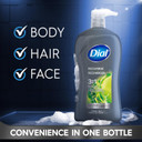 Dial Men 3In1 Body, Hair And Face Wash, Hydro Fresh, 32 Fl Oz