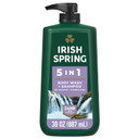 Irish Spring 5 In 1 Body Wash For Men, Men'S Body Wash, Smell Fresh And Clean For 24 Hours, Conditions And Cleans Body, Face, And Hair, Made With Biodegradable Ingredients, 30 Oz Pump30 Fl Oz (Pack Of 1)