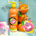 Mr. Bubble Spirited Citrus 3-In-1 Body Wash, Shampoo & Conditioner Plus Vitamin C Strengthen And Renew Hair And Body 3-Pack
