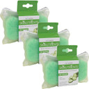 Spongeables Skinutrients Moisturizing Body, Wash In A Sponge With Bonus Travel Bag, 20+ Washes, Cucumber, 3 Countcool Cucumber