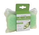 Spongeables Skinutrients Moisturizing Body, Wash In A Sponge With Bonus Travel Bag, 20+ Washes, Cucumber, 3 Countcool Cucumber
