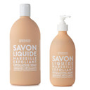 Compagnie De Provence Savon De Marseille Extra Pure Liquid Soap - Sparkling Citrus Exfoliating - 16.7 Fl Oz Glass Pump Bottle And 33.8 Fl Oz Plastic Bottle Refill