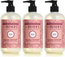 Mrs. Meyer'S Clean Day Liquid Hand Soap Rose (12.5 Fl Oz (Pack Of 3))