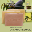 Auromere Ayurvedic Soap Variety Pack - 3 X 2.75Oz Natural Soap Bars - Handmade Vegan Soap With Ayurvedic Herbs & Organic Neem