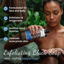 Dr. Woods Raw Moisturizing Black Peppermint Soap with Organic Shea Butter, 32 Ounce