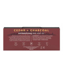 Olivia Care Men'S Natural Soap - All Natural Cedar Charcoal Exfoliating Bar Soaps For Men Made With Organic Ingredients 3 Pack Of 5 Oz Bars (Cedar Charcoal)