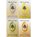 Olivia Care O Line Organic Bath & Body Bar Soap | Green Tea, Mandarin, Lavender, Verbena | -100% All Natural Shower Soap Good For Sensitive Skin! 4 Soaps (1 Of Each Flavor)