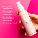 Bliss Rose Gold Rescue Toner Mist, Soothing & Refreshing Face Spray | Calming Rose Flower Water & Nourishing Colloidal Gold For Sensitive Skin | Clean | Cruelty-Free | Paraben Free | Vegan | 3.4 Oz