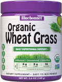 Bluebonnet Nutrition Super Earth Organic Wheatgrass Powder, 35 Servings, Dark Green, 5.6 Oz