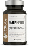 Les Labs Male Health  Enhance Hormone Production, Strength & Vitality, Drive & Endurance  Tongkat Ali, Ginseng, Maca & Boron  Non-Gmo Supplement  60 Capsules