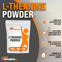 Bulksupplements.Com L-Theanine Powder - L-Theanine Supplement, L-Theanine 200Mg - Amino Amino Supplement, Pure & Gluten Free - 200Mg Of L Theanine Powder Per Serving, 100G (3.5 Oz)