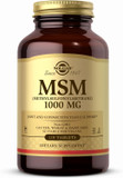 Solgar MSM 1000 mg - 120 Tablets - Supports Joints & Connective Tissue - Non-GMO, Vegan, Gluten Free, Dairy Free, Kosher, Halal - 120 ServingsStandard Packaging