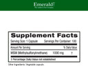 Ultra Botanicals Emerald Labs Msm 1000 Mg - Dietary Supplement With Plant-Sourced Methylsulfonylmethane For Joint Support And Healthy Immune Function - 100 Vegetable Capsules Ultra Botanicals Emerald Labs Msm 1000 Mg - Dietary Supplement With Plant-Sourced Methylsulfonylmethane For Joint Support And Healthy Immune Function - 100 Vegetable Capsules