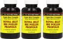 Y.S. Eco Bee Farms, (3 Pack) Royal Jelly, Bee Pollen, Propolis, Plus Korean Ginseng, 90 Capsules