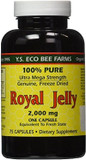 Ys Eco Bee Farms Royal Jelly 2,000 Mg - 75 Capsules (Pack Of 2)