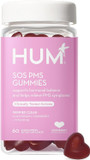 Hum Nutrition Sos Pms Gummies, Helps Relieve Pms Symptoms, Bloating Relief, Mood Swings, Hormonal Balance With Chasteberry Vitex Pms Gummies (30-Day Supply)
