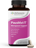 Pausitivi-T - Menopause Support Supplement - Powerful Relief For Hot Flashes, Hormone Imbalance & Night Sweats - Nourishes Tissue - Sage, Chasteberry, Soy Isoflavones & Black Cohosh - 60 Capsules