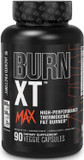 Jacked Factory Burn-Xt Max - High-Performance Thermogenic Fat Burner & Appetite Suppressant For Men & Women W/Purcaf Organic Caffeine, Mitoburn, Green Tea, Acetyl L Carnitine & More - 90 Capsules