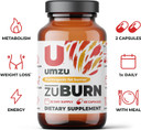 Umzu Zuburn - Thermogenic Supplement To Support Metabolism And Energy, Thermogenic Fat Burner, Blend Of Vitamins And Caffeine - (30 Day Supply 60 Capsules)