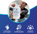 Nuethix Formulations Mood-Up - Stress Relief, Mood & Sleep Supplement - 5-Htp, Rhodiola Rosea + More - Natural Energy & Hormone Support - Non-Gmo - 180 Capsules