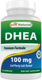 Best Naturals Dhea 100Mg Supplement 60 Capsules - Supports Balanced Hormone Levels For Men & Women - Promotes Healthy Aging - Usa Manufactured